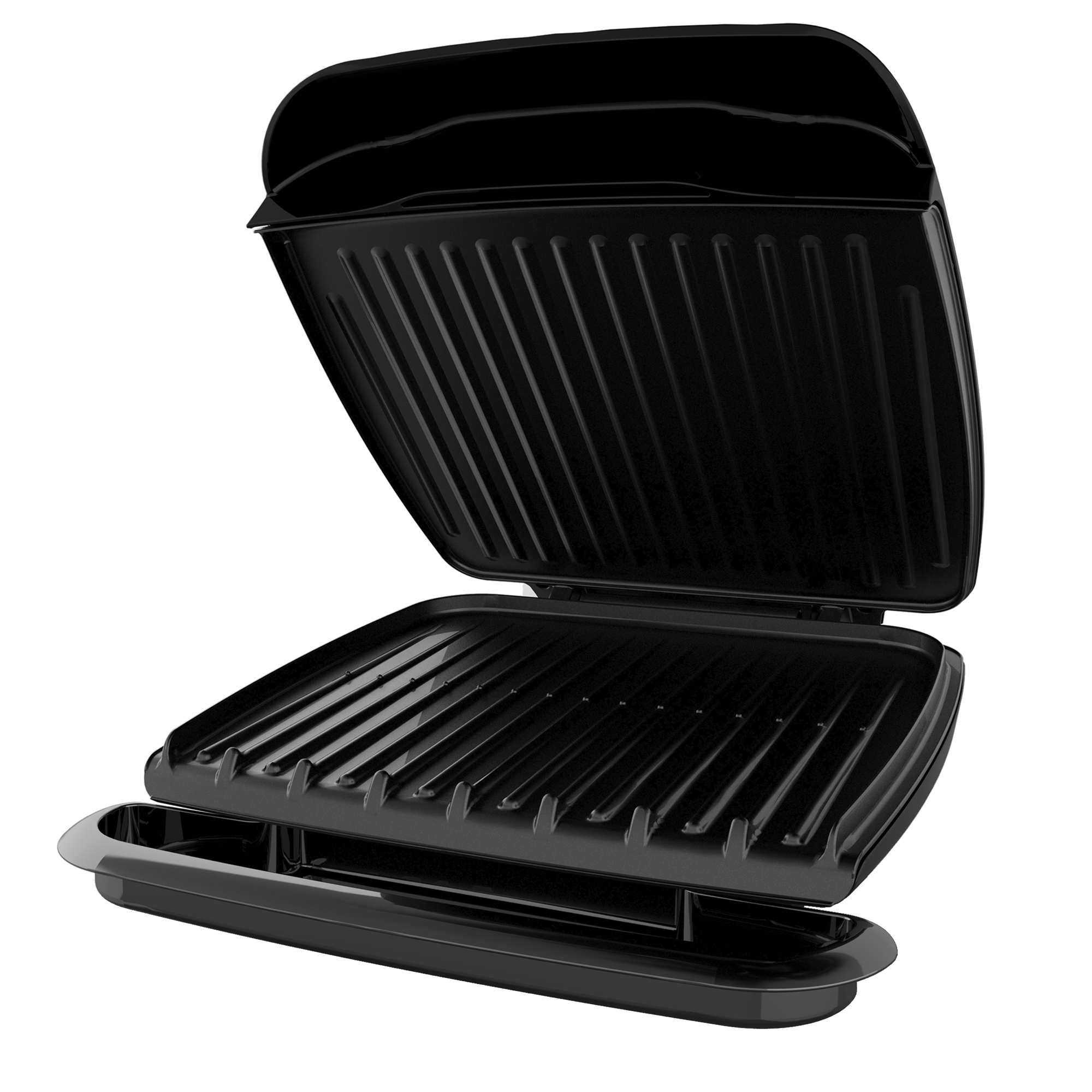 8 Serving Basic Plate Grill Black George Foreman